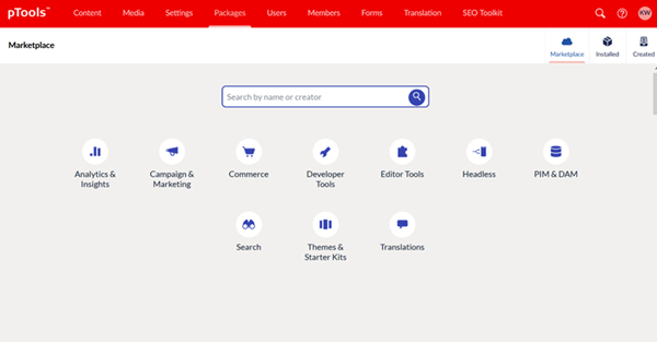 pTools Version 8 Dashboard